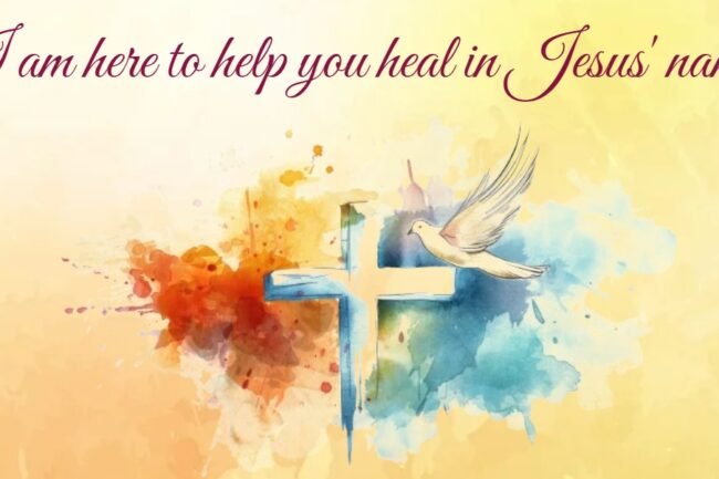 I am here to help you HEAL in Jesus' name.