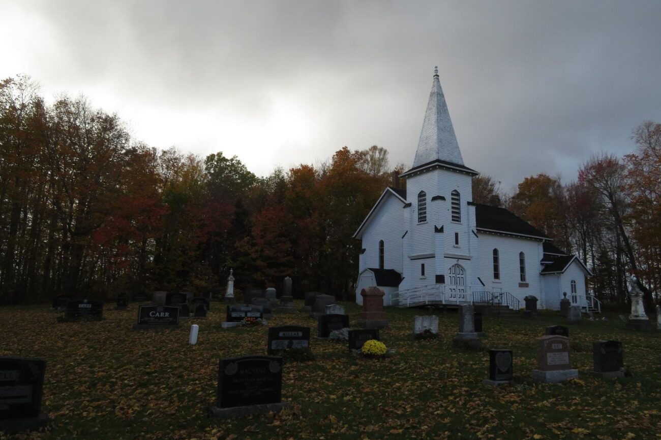 white and gray concrete church