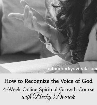 how to recognize the voice of god - 4 week online spiritual growth course