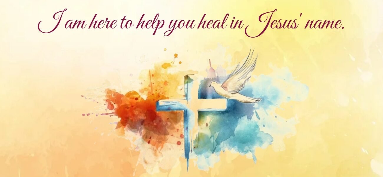 I am here to help you HEAL in Jesus' name.