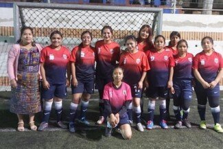 Lupe Joined a Local Soccer Team.