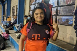 Lupe Scores 2nd Highest Soccer Goals in the Area.