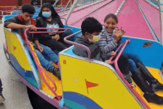 Having a Fun Day at the Fair.